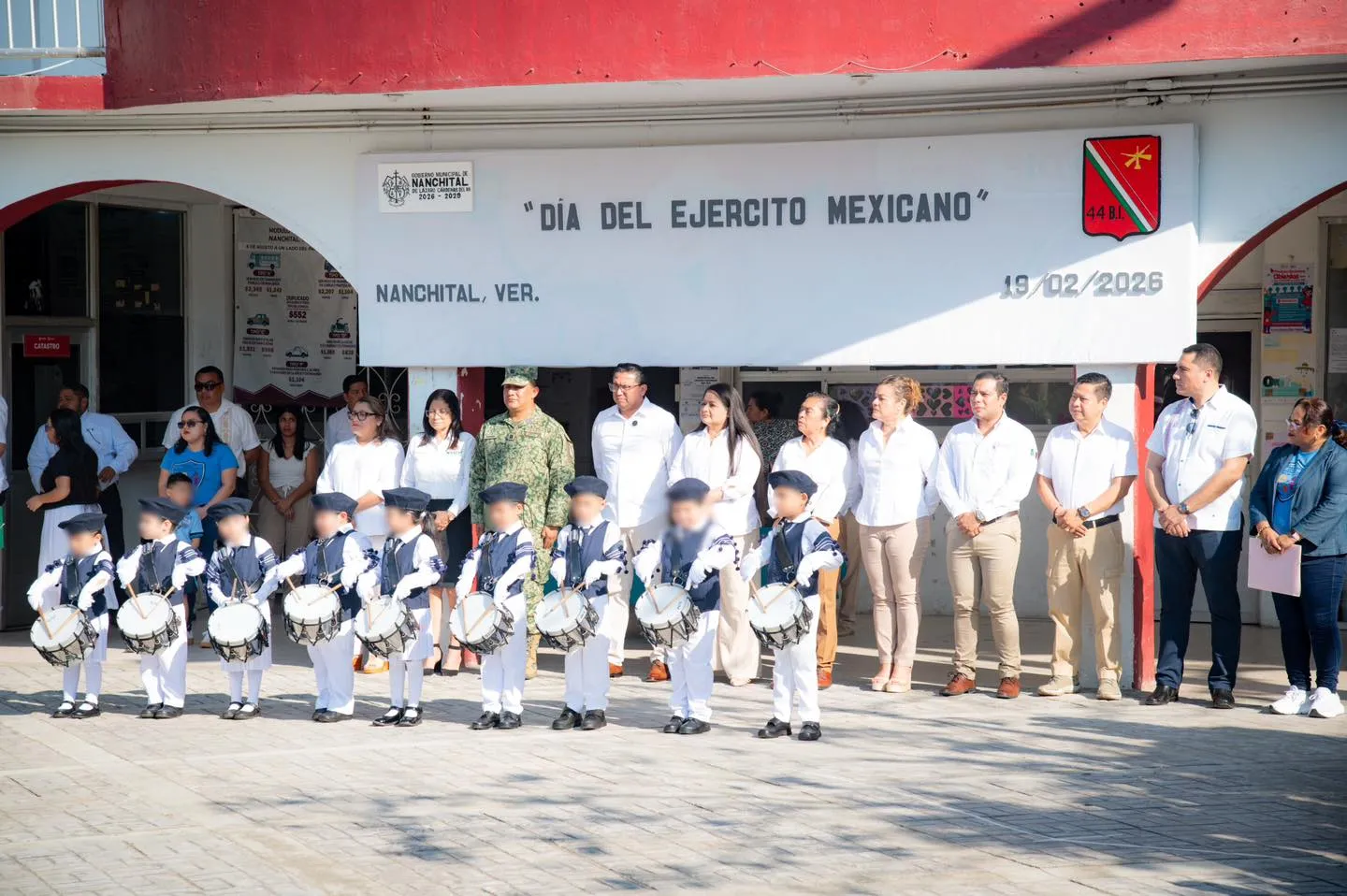 Nanchital conmemora el Día del Ejército Mexicano