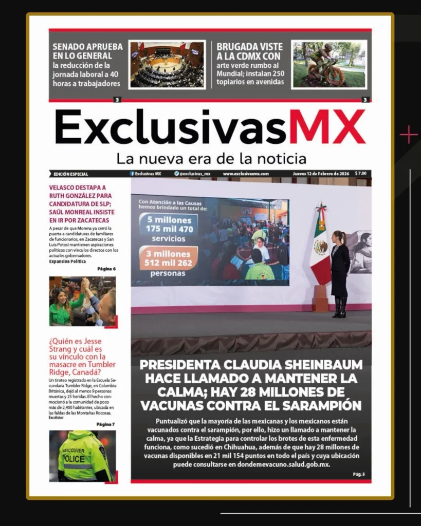 PORTADA MÉXICO 12 FEBRERO